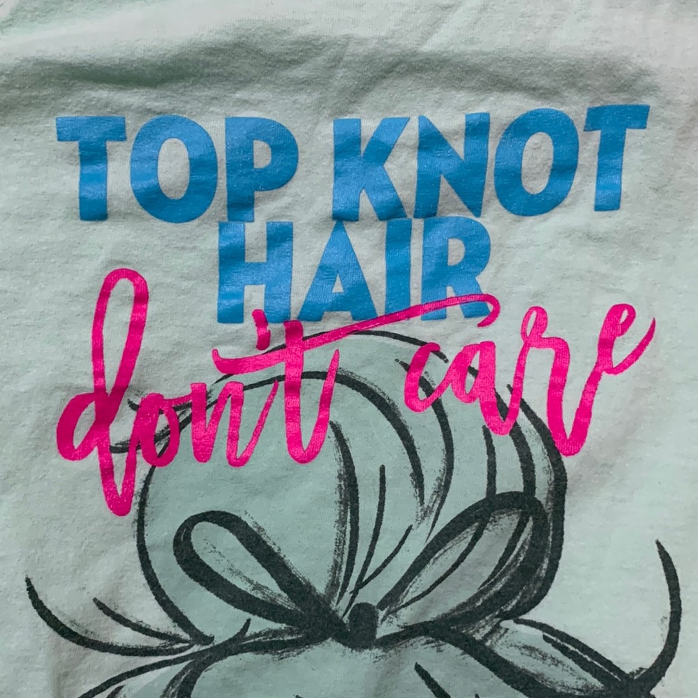 🪄 🏰  TINKERBELLE RARE Disney Parks Tee • TINK Top Knot Tank • fits Child L XL - Picture 2 of 14